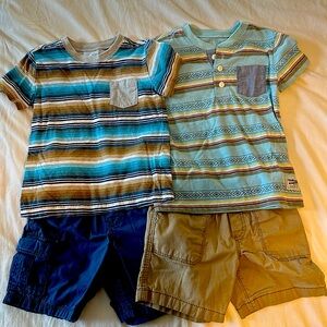 Oshkosh B’goshe 3T Boys Shirts & Shorts